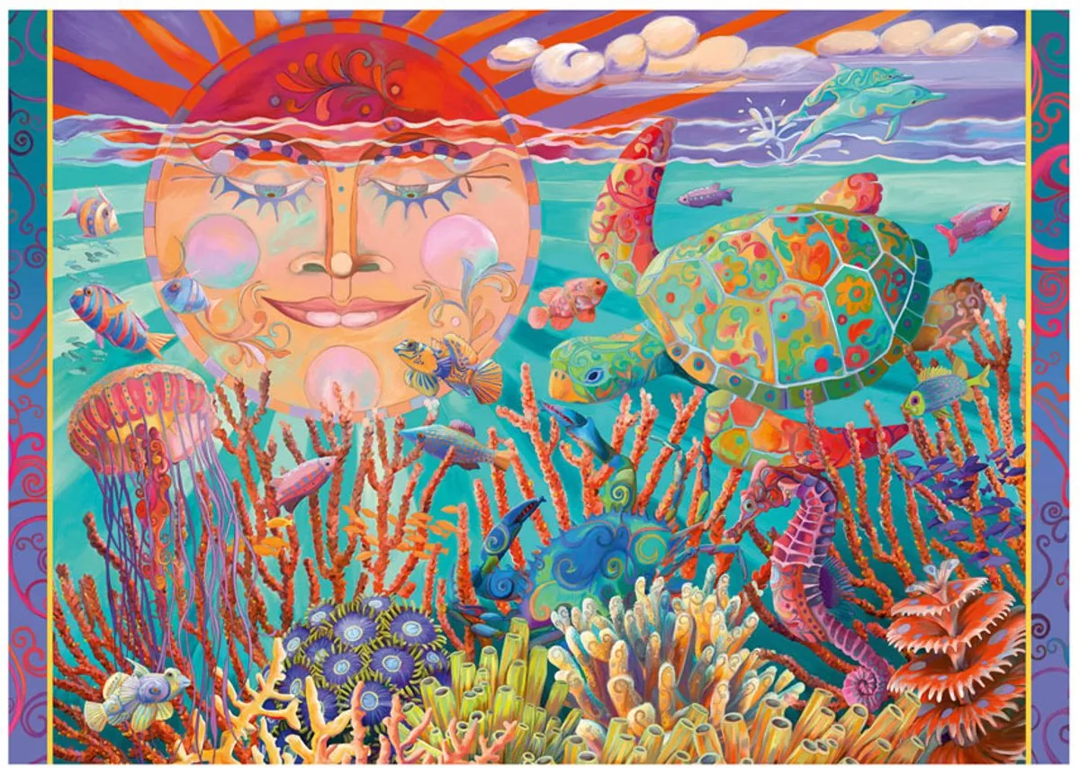 Ravensburger Sun and Sea Legpuzzel 500 Stuks - 500 Large Format