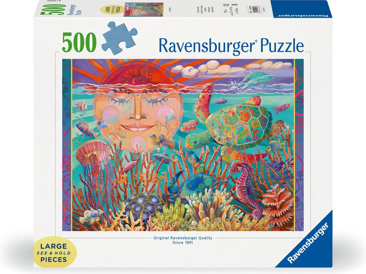 Ravensburger Sun and Sea Legpuzzel 500 Stuks - 500 Large Format