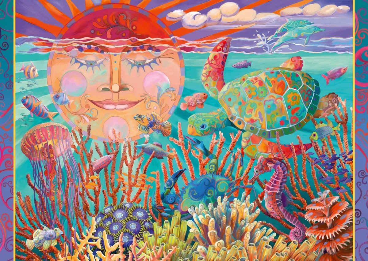 Ravensburger Sun and Sea Legpuzzel 500 Stuks - 500 Large Format