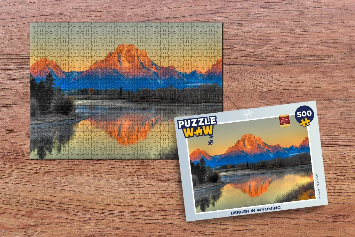 PuzzleWow Wyoming Legpuzzel 500 Stuks - Multicolor