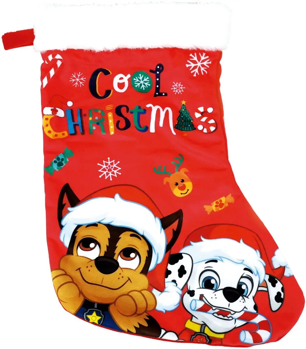 Kerstsok The Paw Patrol Friendship 42 cm Polyester