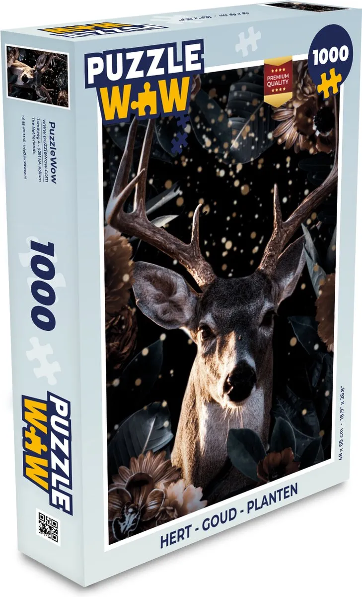 PuzzleWow Hert Legpuzzel 1000 Stuks