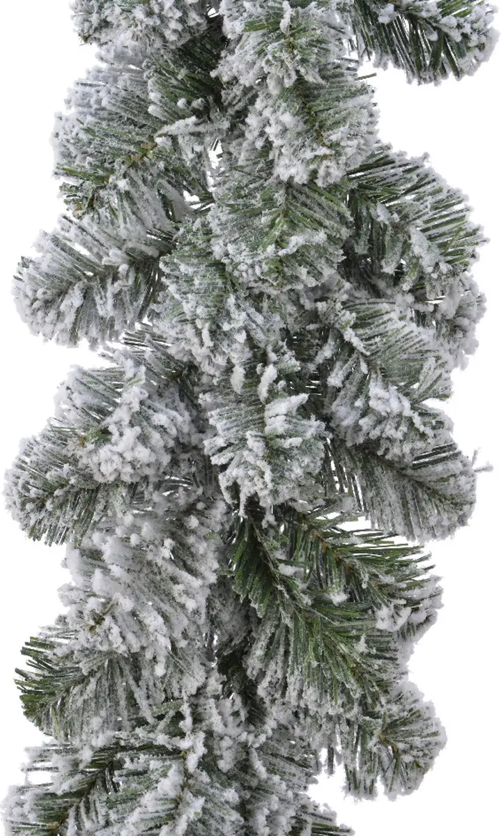 Decoris Guirlande Besneeuwd Kerstdecoratie 270cm x 20cm - 180 Takken