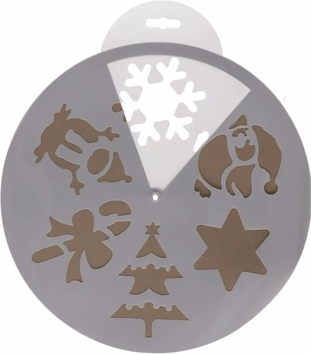 Kerst raamsjablonen kerst plaatjes 30 cm