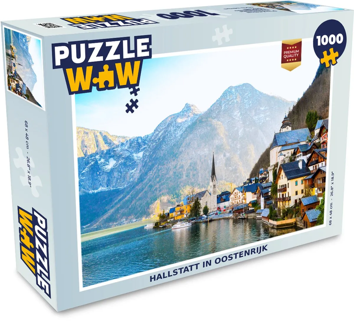 PuzzleWow Hallstatt Legpuzzel 1000 Stuks