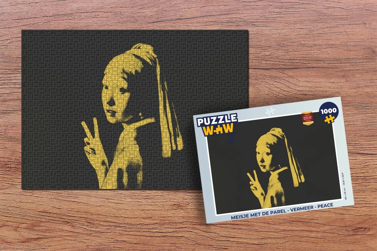 PuzzleWow Vermeer Peace Legpuzzel 1000 Stuks - Multicolor