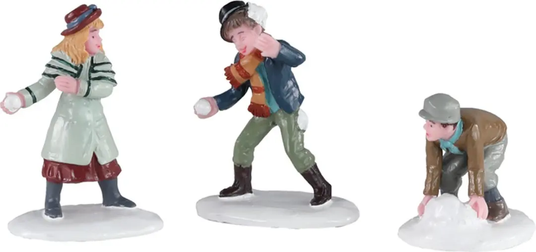 Lemax Snowball Skirmish Figuur