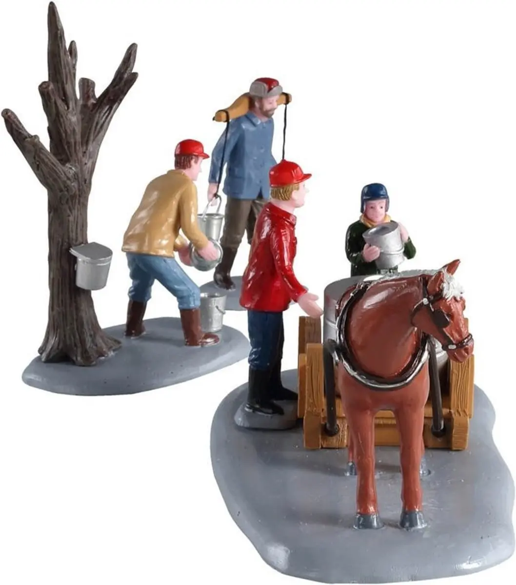 Lemax Maple Syrup Season Set - 3 Stuks - Mix - afbeelding 4 van 4