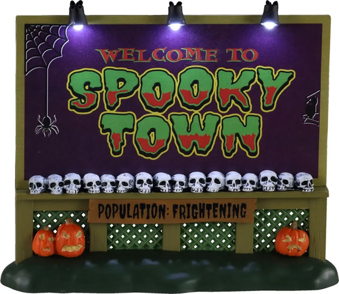 Lemax Spookytown Sign