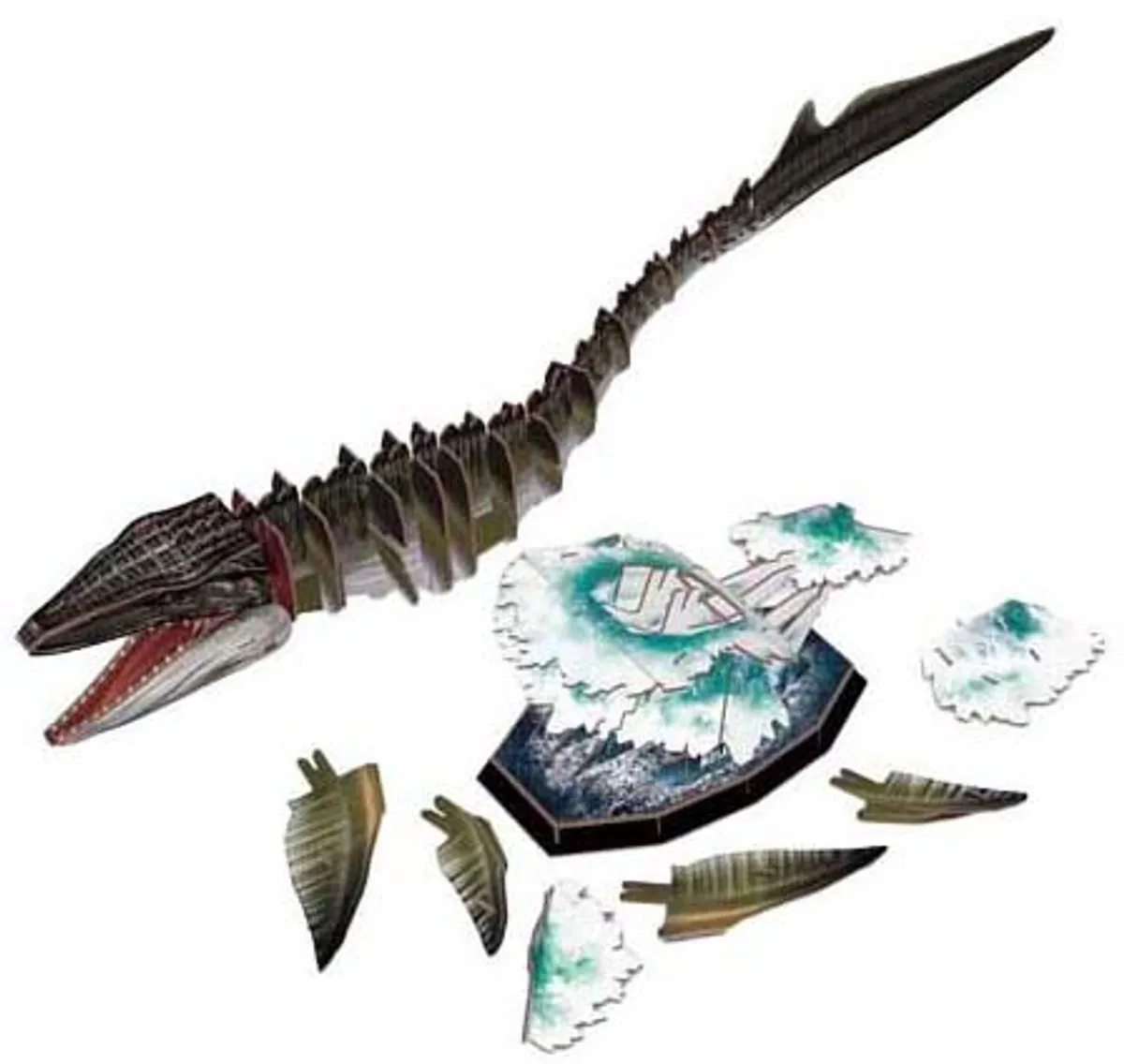 Revell Jurassic World Rebirth Mosasaurus 3D Puzzel - 383 Stukjes - Multi