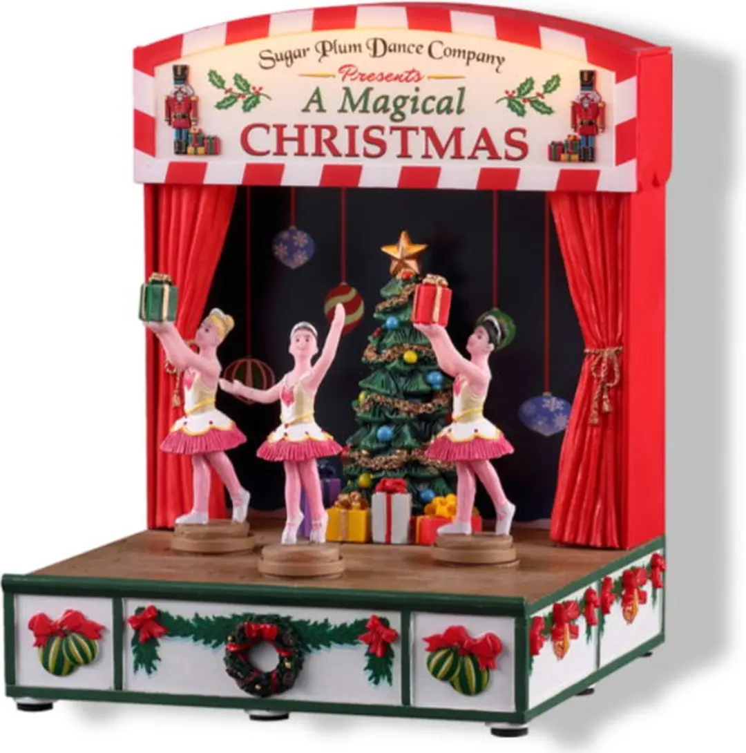 Lemax Sugar Plum Dance Company Verlichte Attractie - Neutraal
