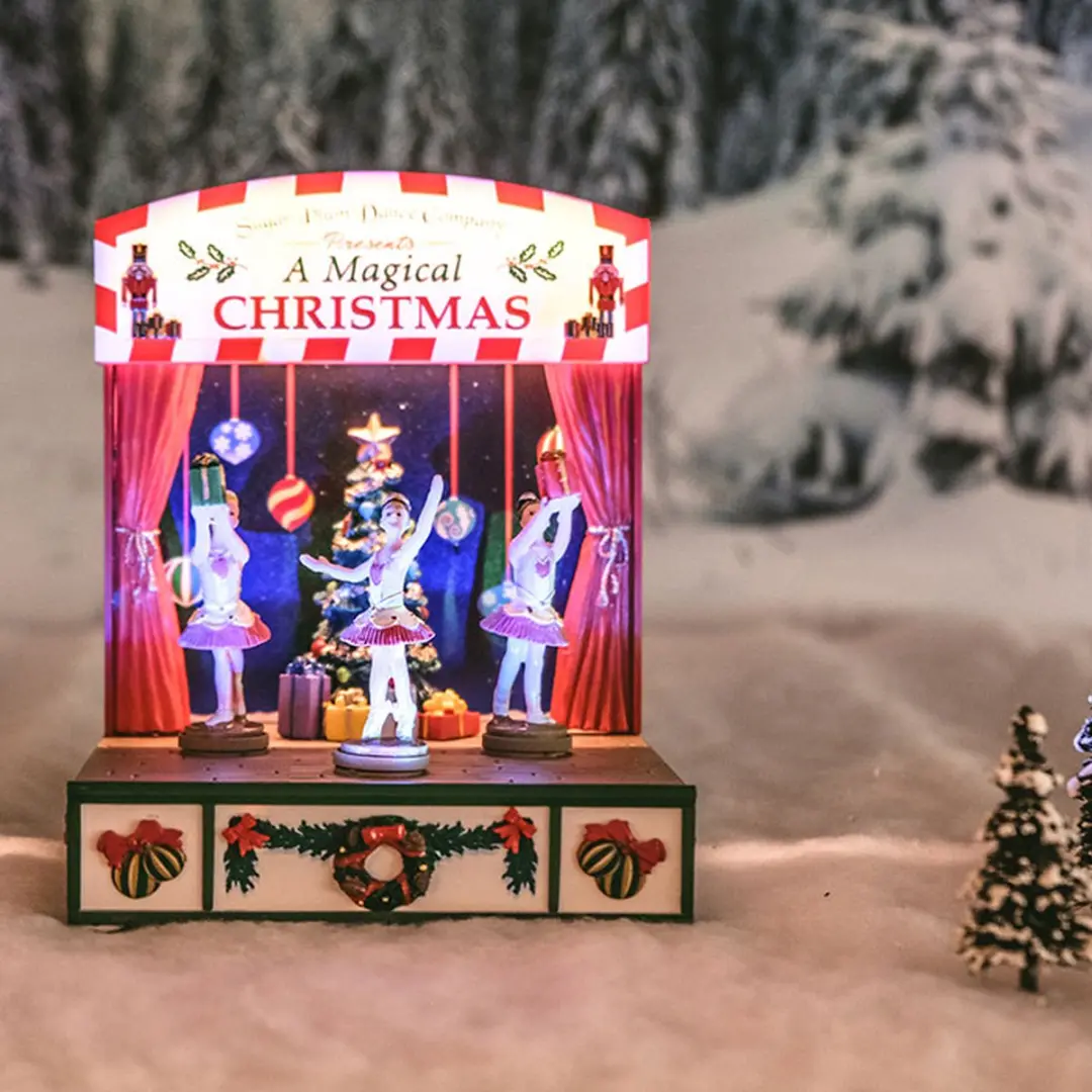 Lemax Sugar Plum Dance Company Verlichte Attractie - Neutraal - afbeelding 6 van 6