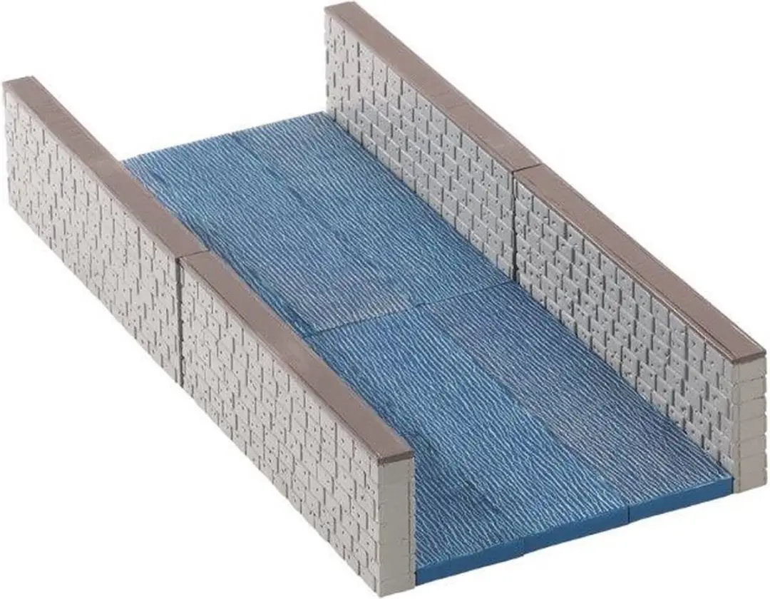 Lemax Canal Wall Kersthuisjes Set - 10 Stuks - Neutraal