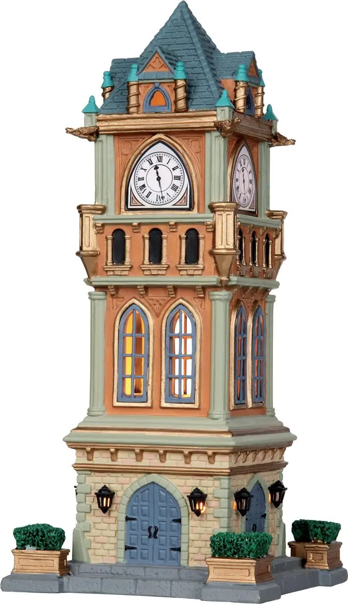 Lemax Municipal Clock Tower Kersthuisje