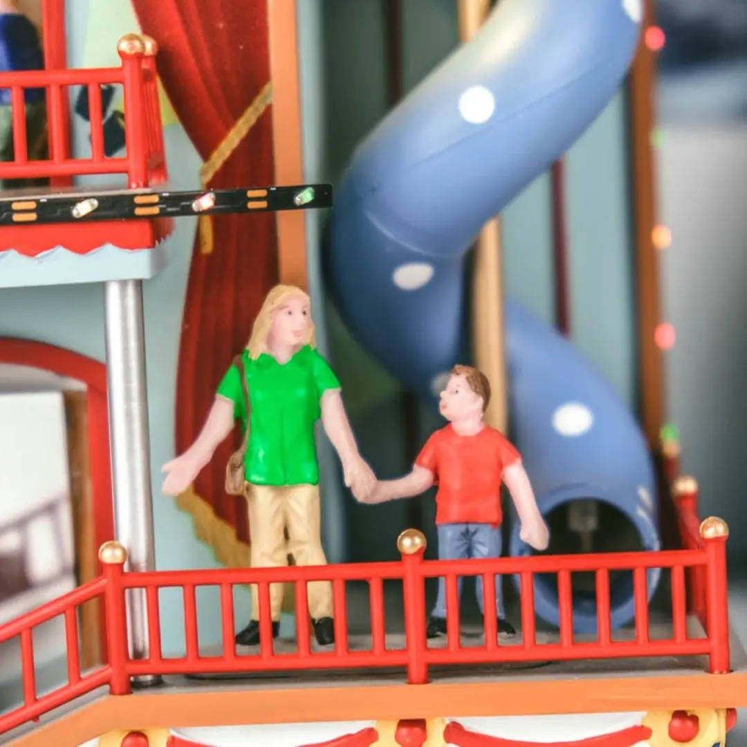 Lemax Circus Funhouse Verlichte Attractie - Neutral