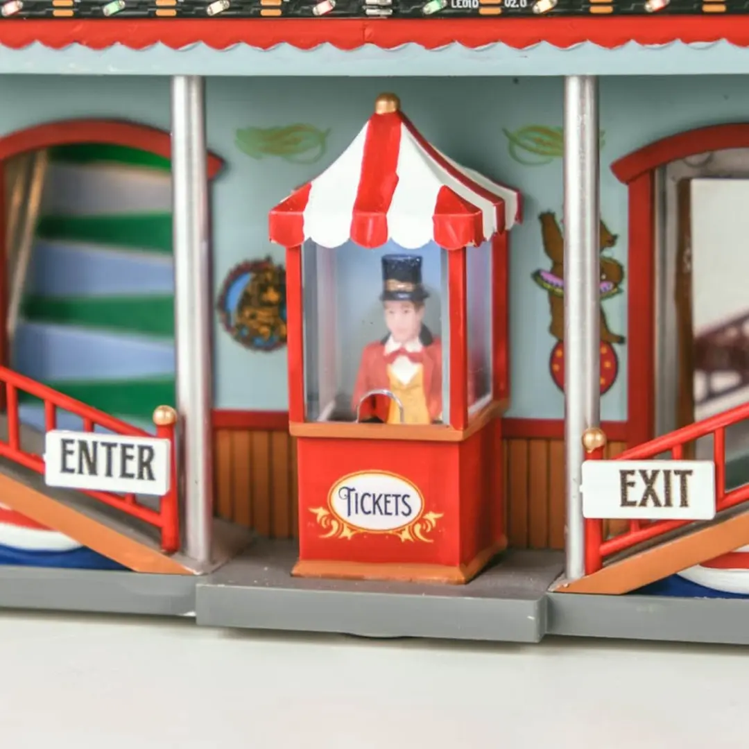 Lemax Circus Funhouse Verlichte Attractie - Neutral