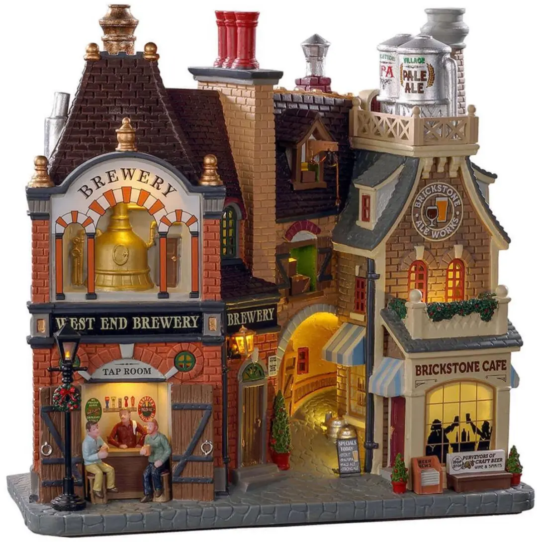 Lemax Beersmith Row Verlicht Gebouw - Exclusief Adapter - afbeelding 6 van 6