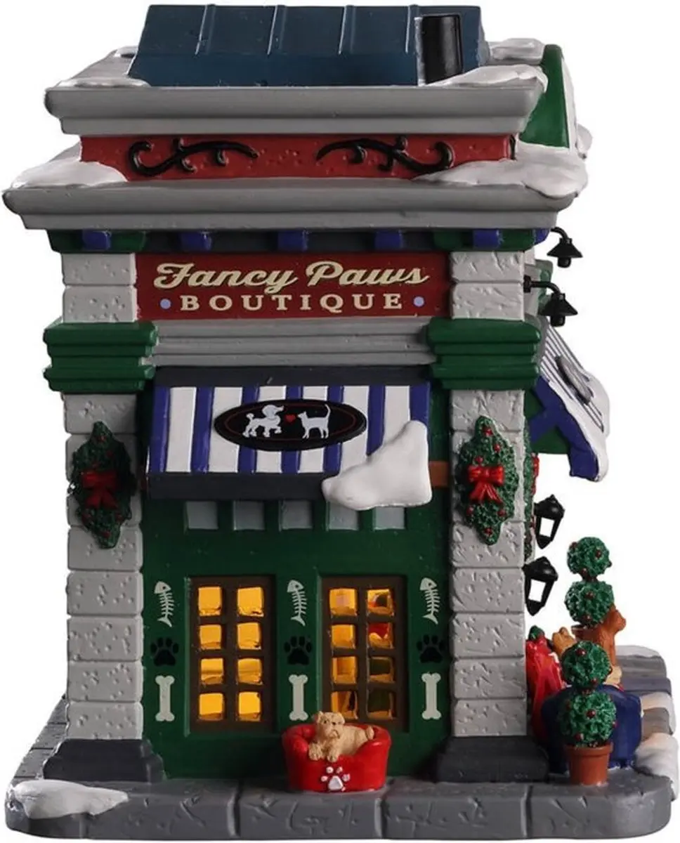 Lemax Fancy Paws Boutique Kersthuisjes & Kerstdorpen - Neutral