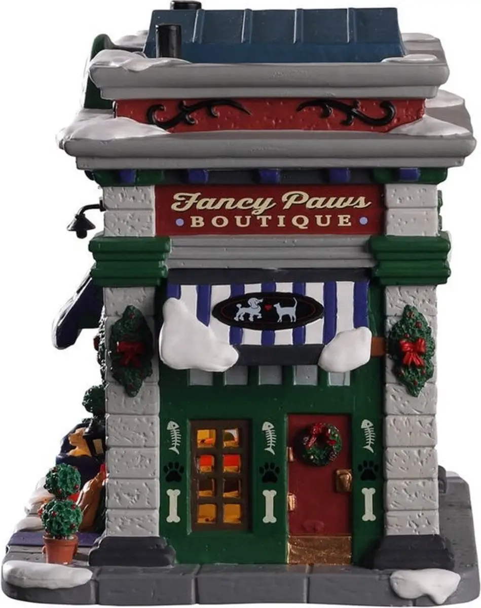 Lemax Fancy Paws Boutique Kersthuisjes & Kerstdorpen - Neutral