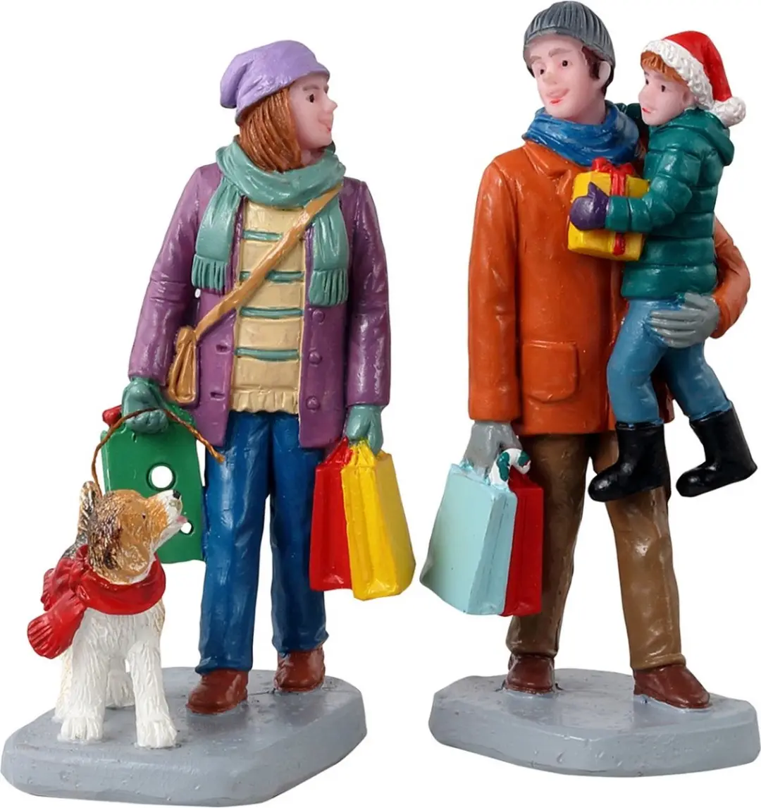 Lemax Holiday Shoppers Figuur