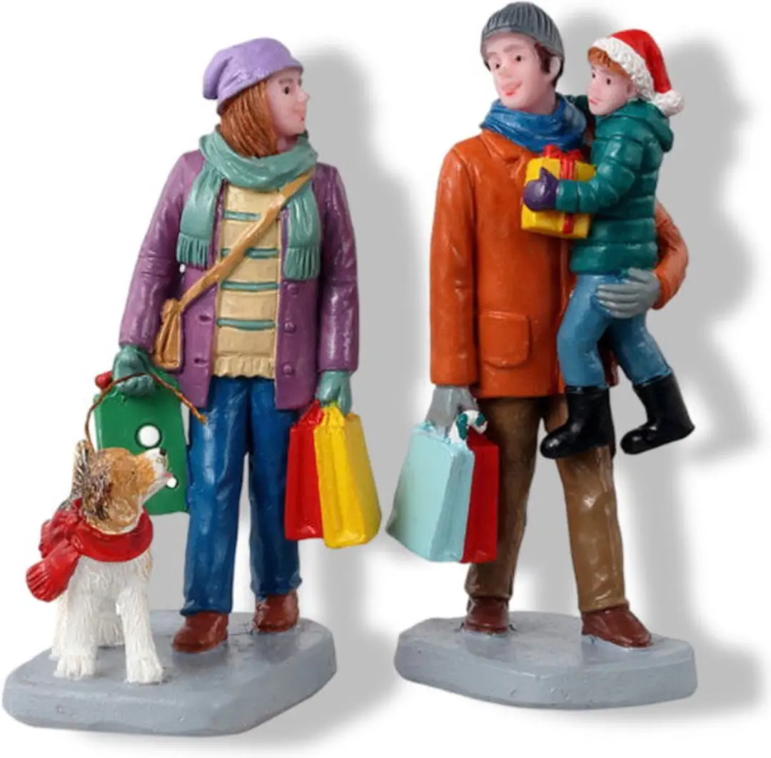 Lemax Holiday Shoppers Figuur - Neutraal