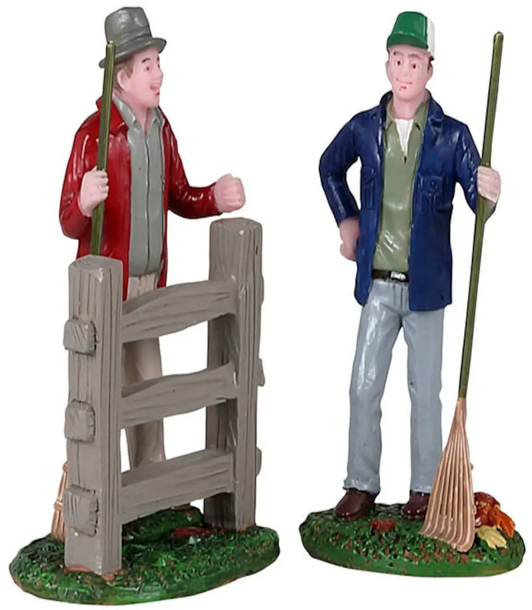 Lemax Friendly Neighbors Kersthuisjes Set 2 Stuks - Neutral