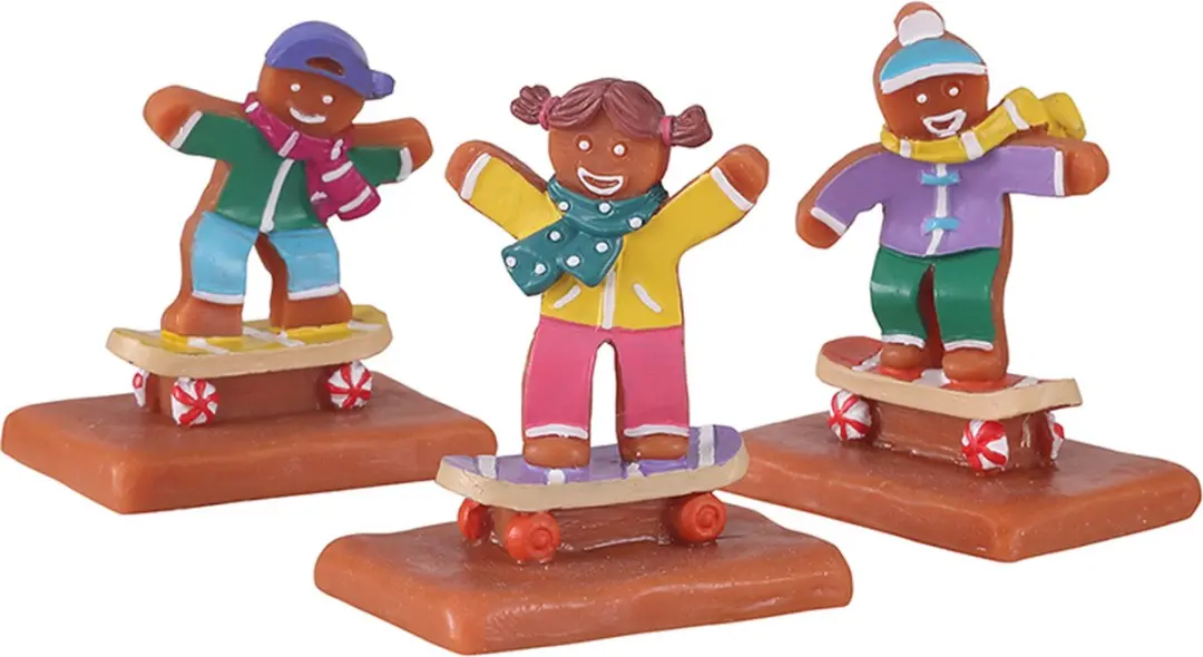 Lemax Cookie Boarding Kersthuisjes Set