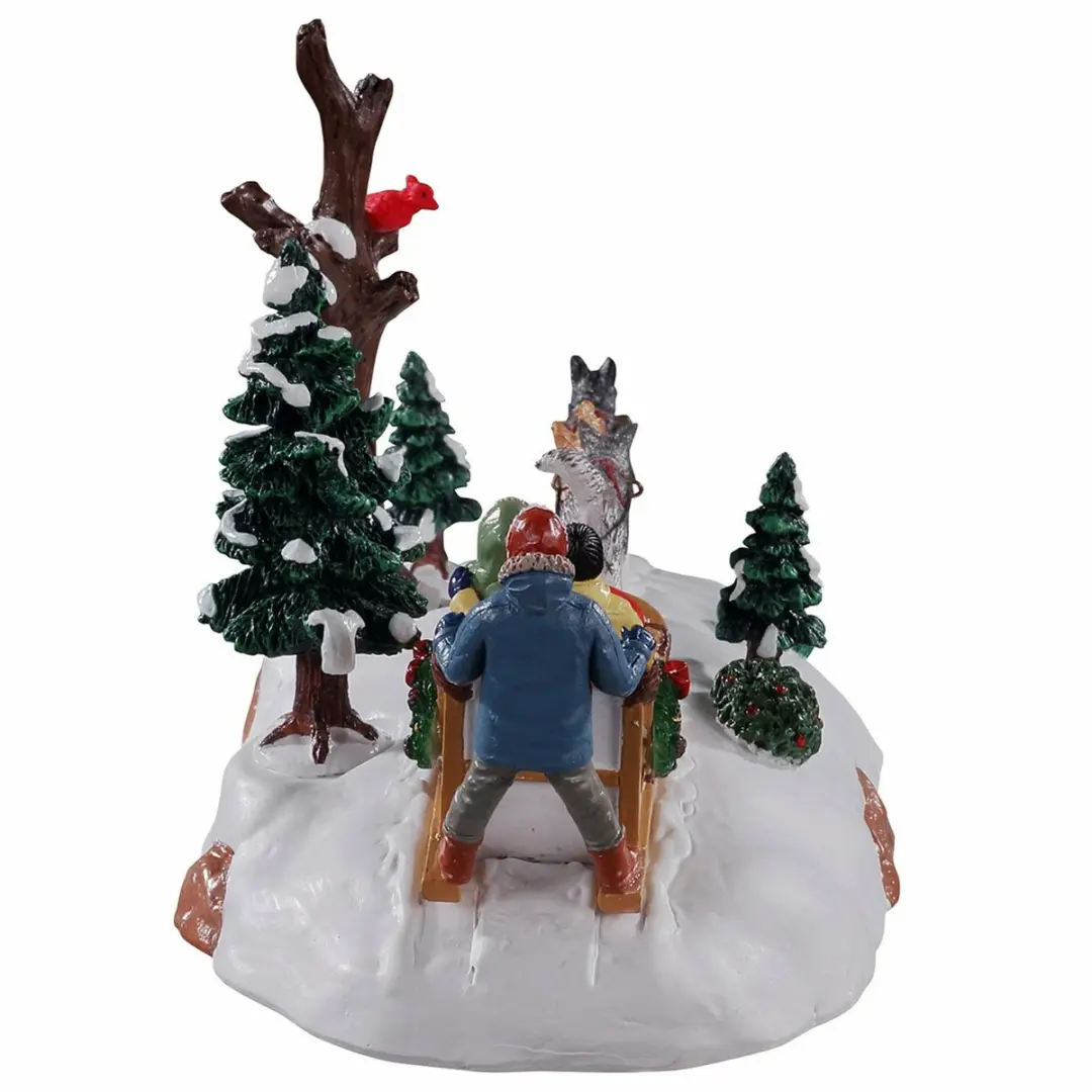 Lemax Dog Sledding Afternoon Figuur - Neutraal