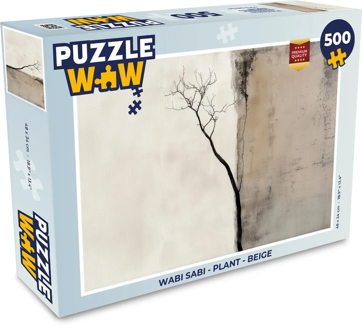 PuzzleWow Wabi Sabi Legpuzzel 500 Stuks