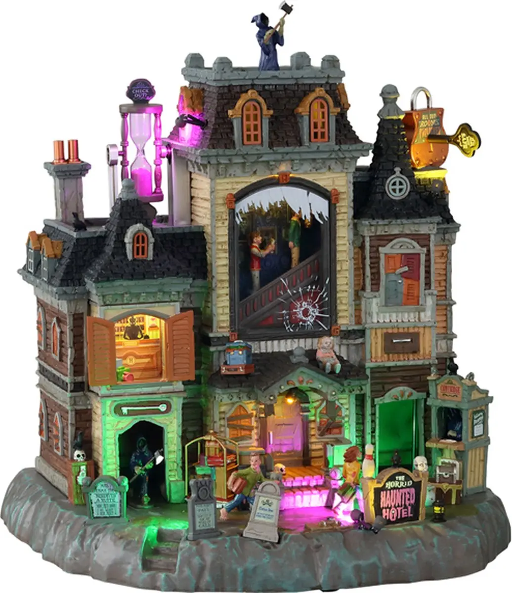 Lemax The Horrid Haunted Hotel Kersthuisje