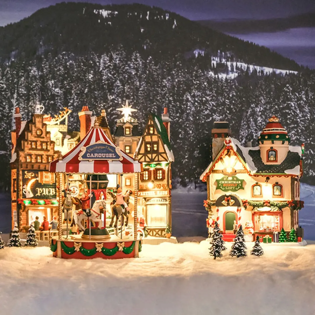Lemax Christmas Supply Loft Verlicht Gebouw - Rookeffect - afbeelding 6 van 6
