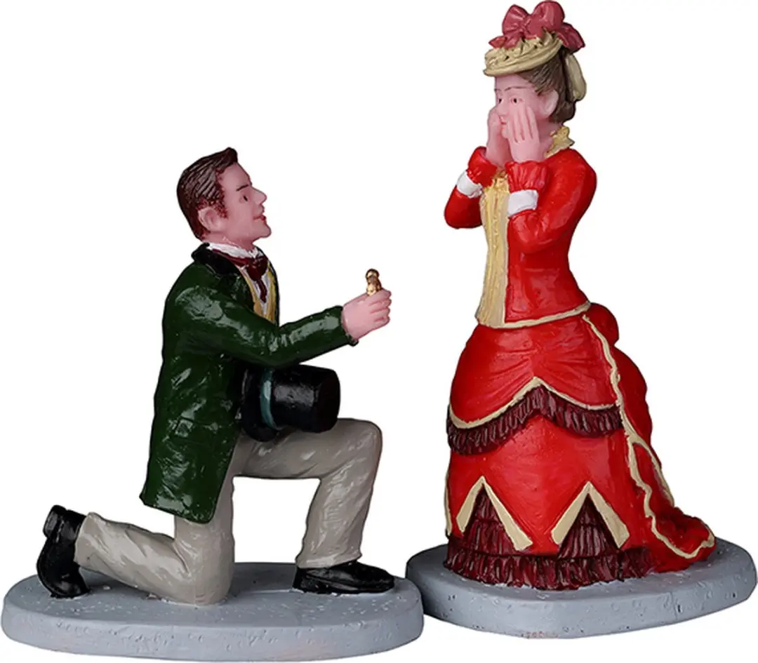 Lemax The Proposal Kersthuisjes Set