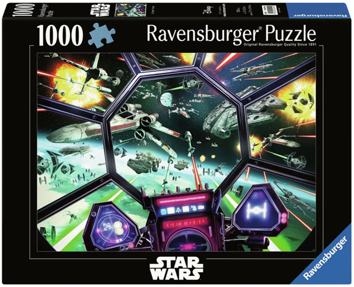 Ravensburger Star Wars TIE Fighter Cockpit Legpuzzel 1000 Stuks