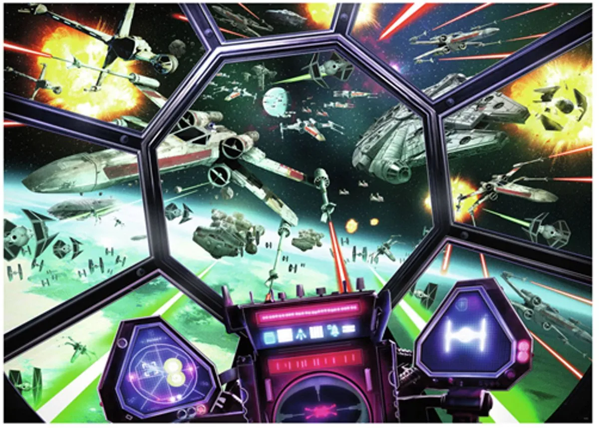 Ravensburger Star Wars TIE Fighter Cockpit Legpuzzel 1000 Stuks