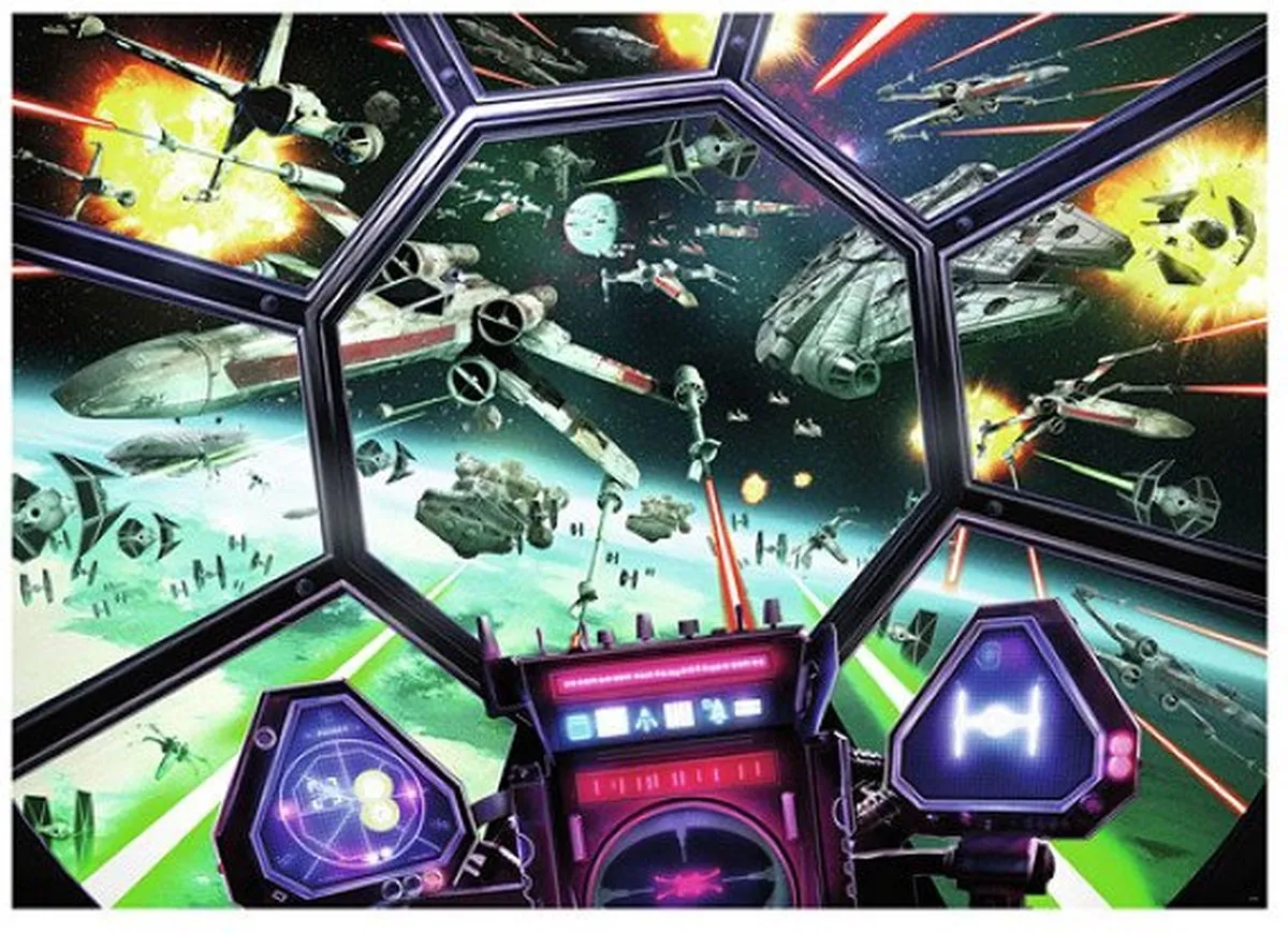 Ravensburger Star Wars TIE Fighter Cockpit Legpuzzel 1000 Stuks