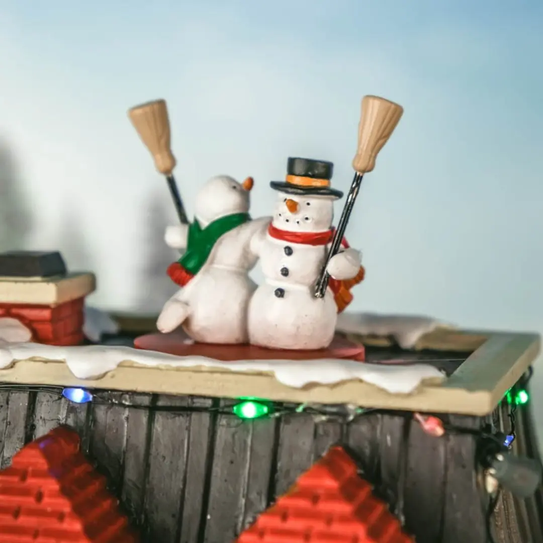 Lemax Santa's Rooftop Bash Verlichte Attractie - Meerkleurig - afbeelding 6 van 6