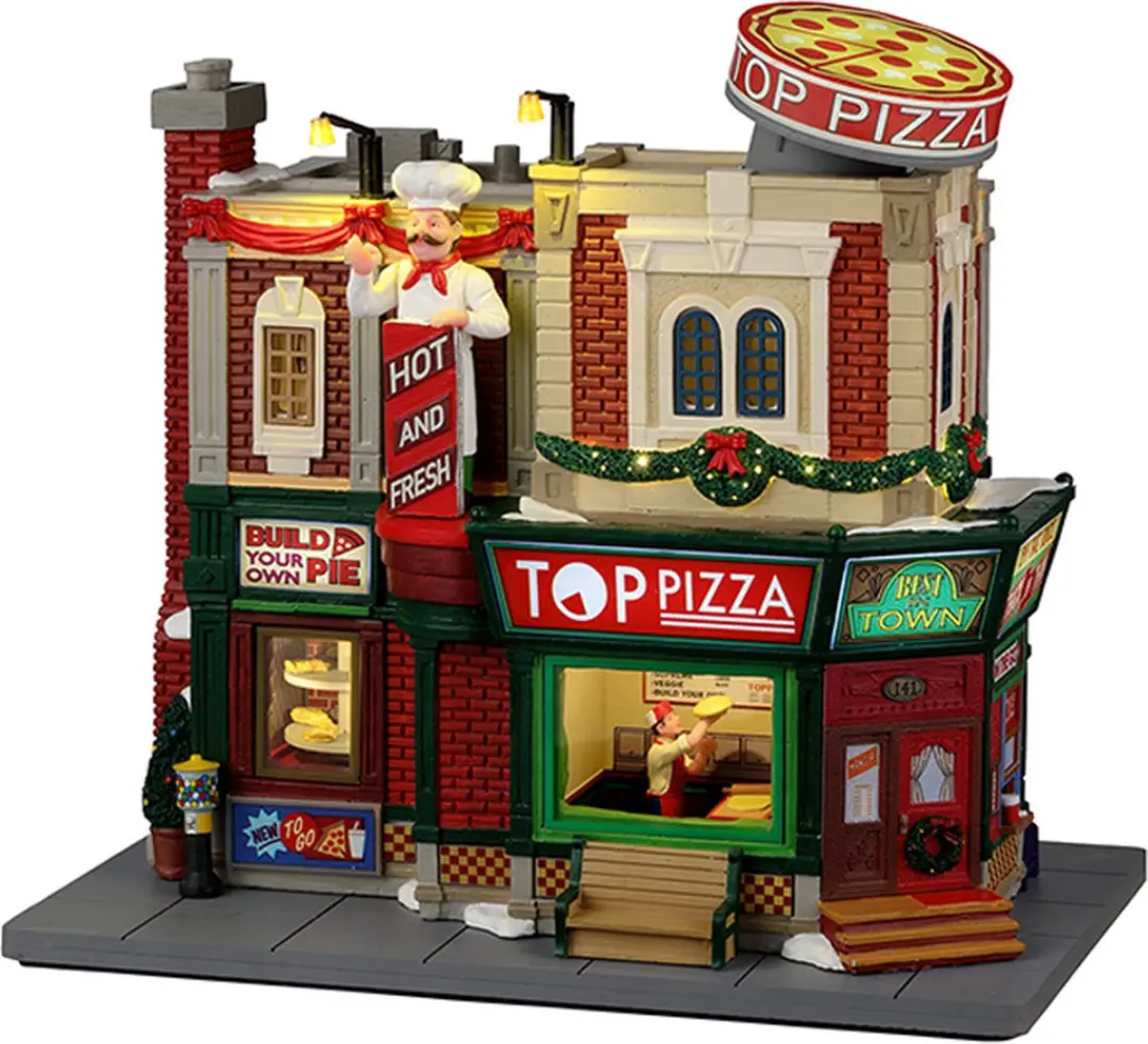 Lemax Top Pizza Verlichte Attractie
