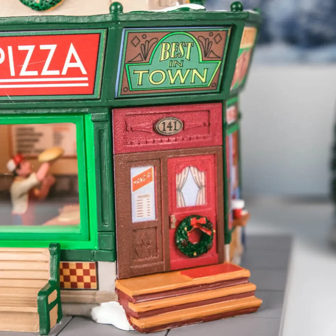 Lemax Top Pizza Verlichte Attractie - Meerkleurig