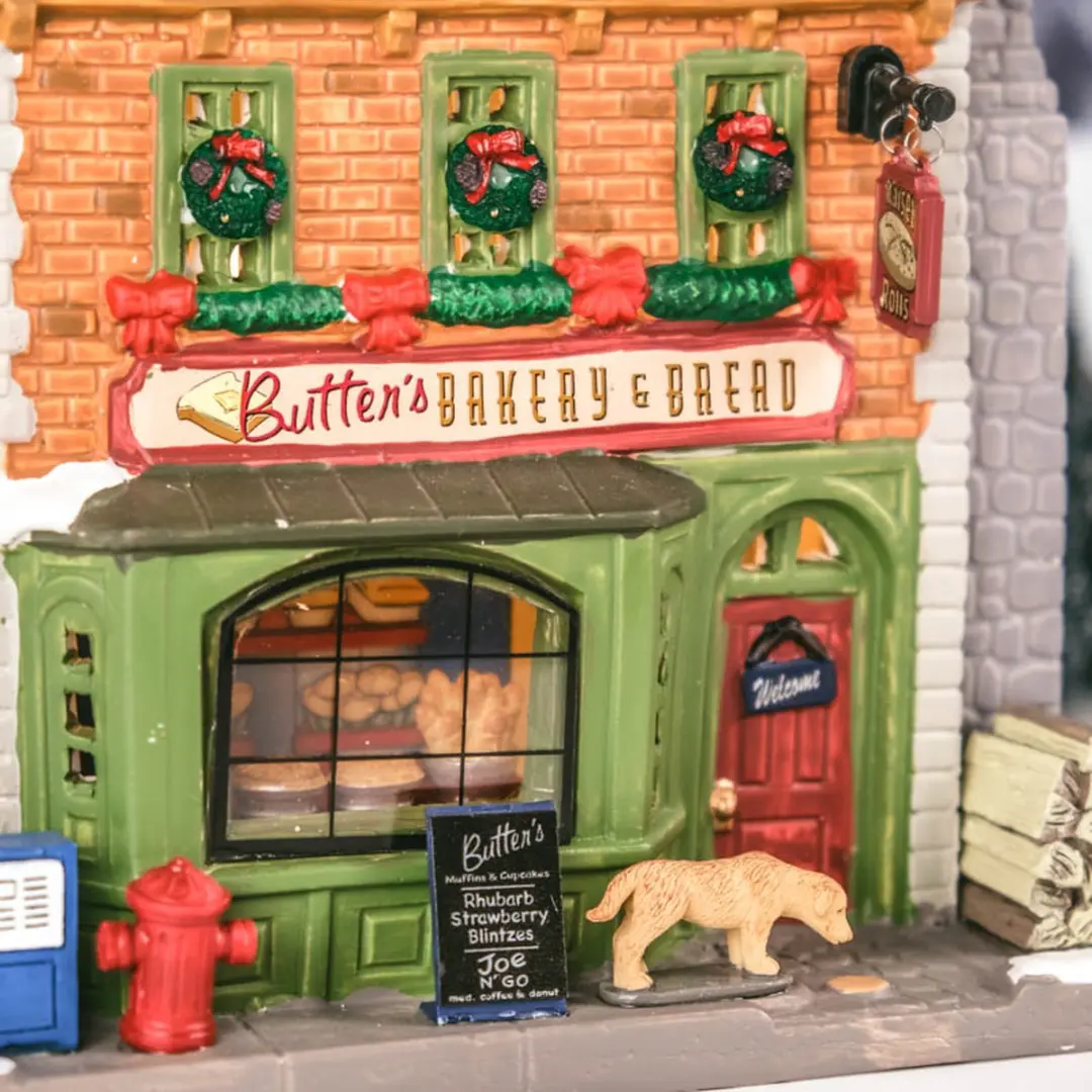 Lemax Butter's Bakery & Bread Verlichte Gebouw - Meerkleurig - afbeelding 3 van 6