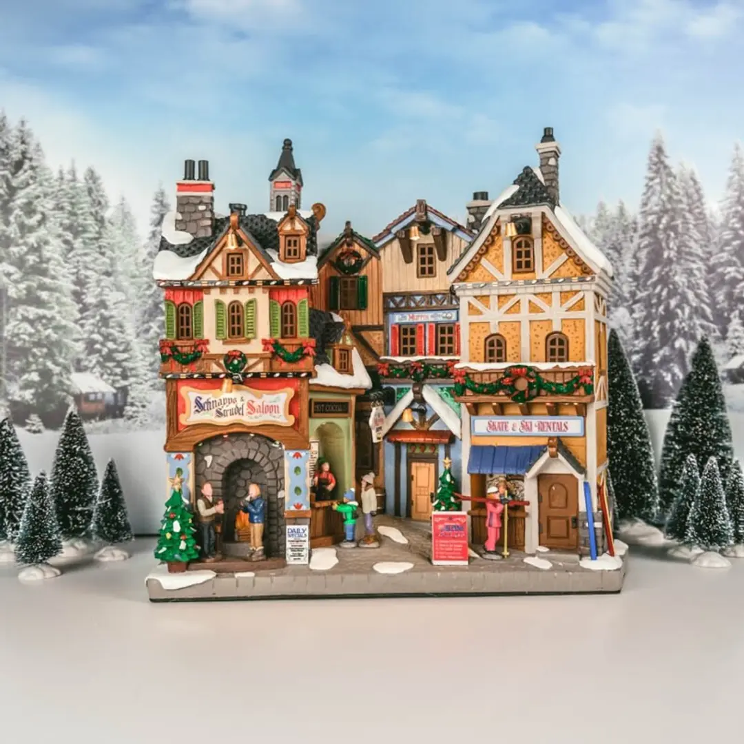 Lemax Alpine Winter Shops Kersthuisjes & Kerstdorpen - 4.5V - Multicolor - afbeelding 5 van 6