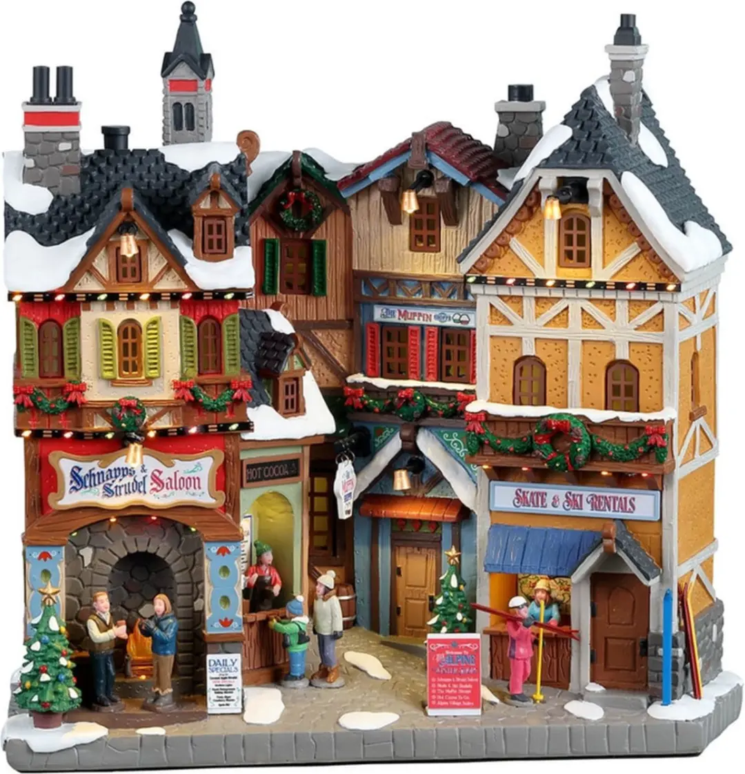 Lemax Alpine Winter Shops Kersthuisjes & Kerstdorpen - 4.5V - Multicolor - afbeelding 6 van 6