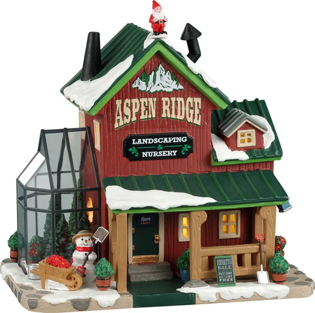 Lemax Aspen Ridge Verlichte Gebouw
