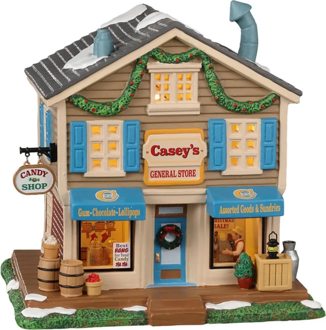 Lemax Casey's General Store Kersthuisje - Mix - afbeelding 6 van 6