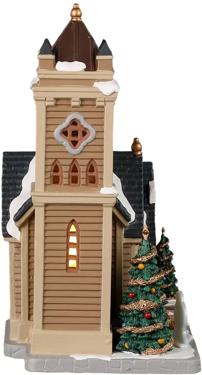 Lemax Mistletoe Chapel Kersthuisje - Meerkleurig