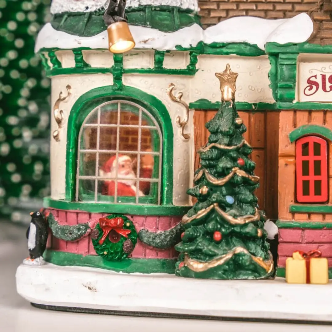 Lemax The Elf Workshop Verlicht Kerstdorp - Meerkleurig - afbeelding 6 van 6