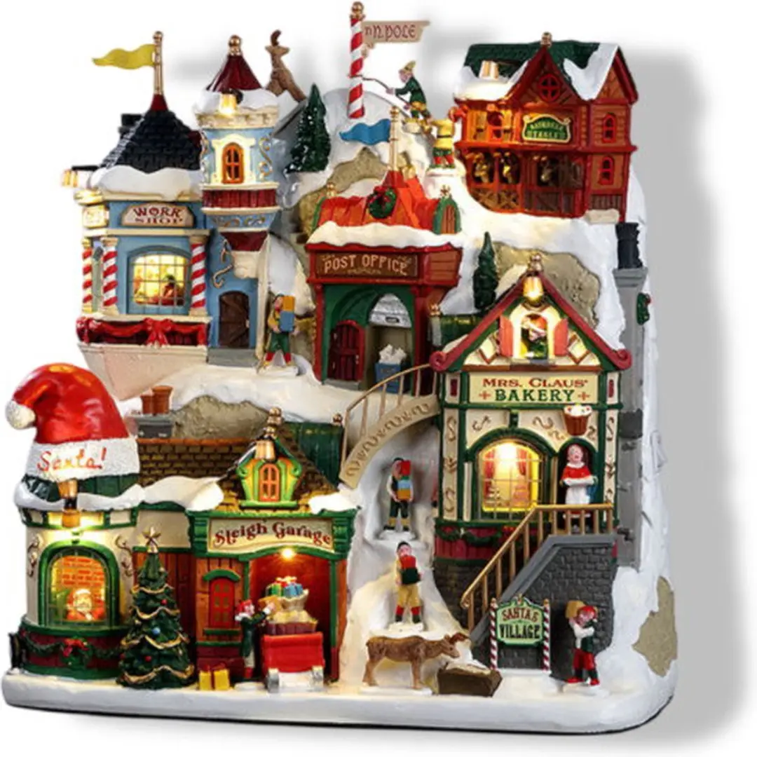 Lemax The Elf Workshop Verlicht Kerstdorp - Meerkleurig