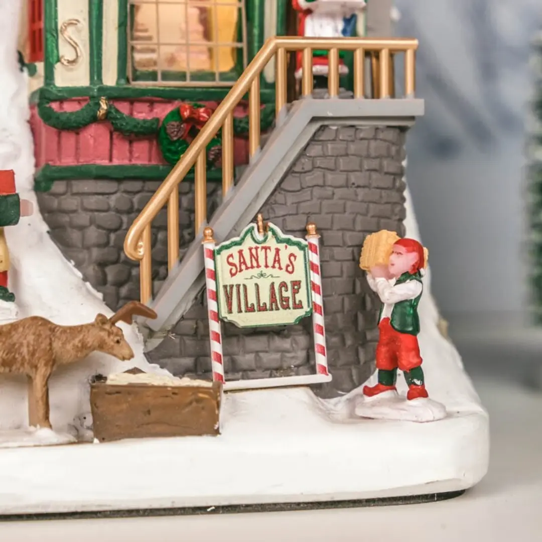 Lemax The Elf Workshop Verlicht Kerstdorp - Meerkleurig