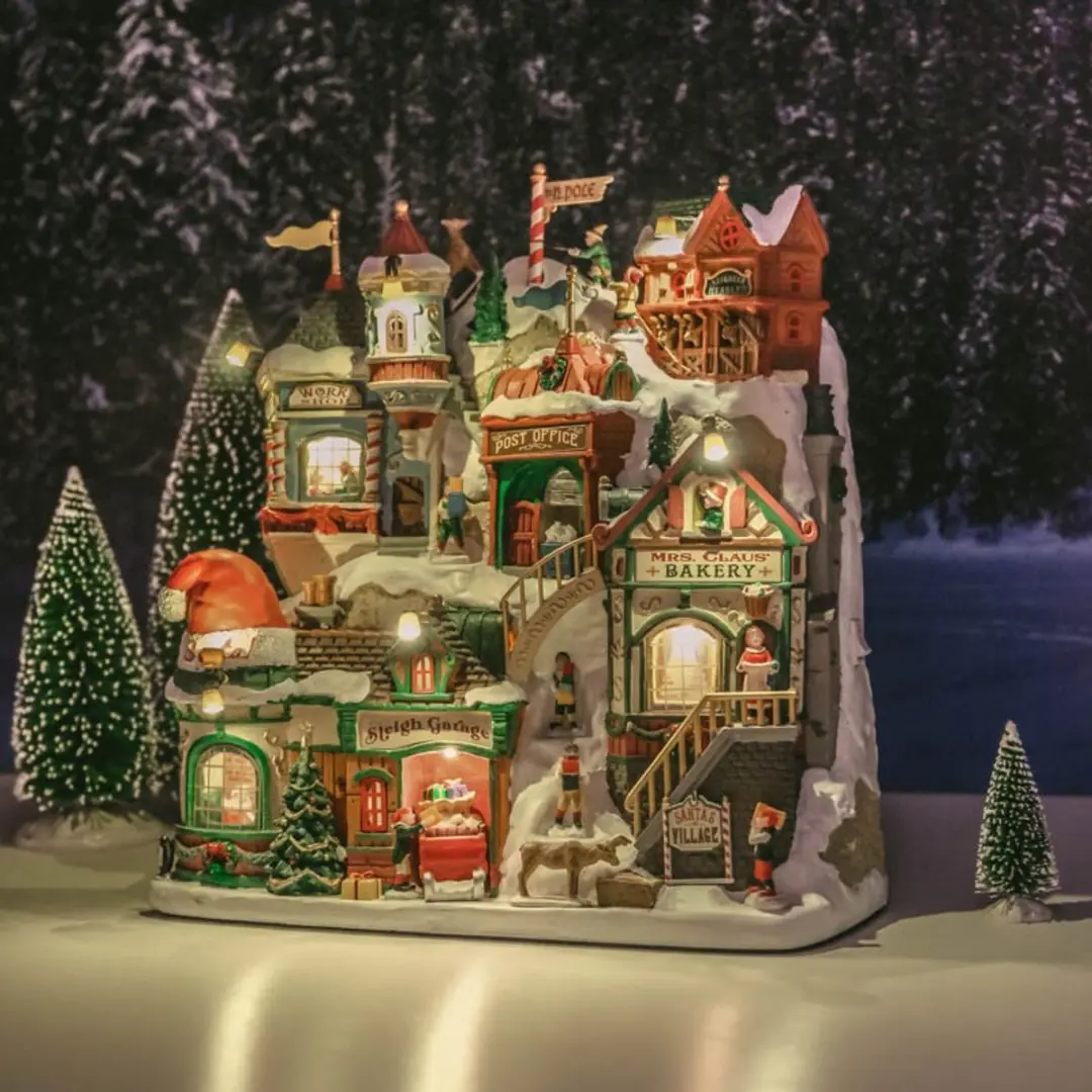 Lemax The Elf Workshop Verlicht Kerstdorp - Meerkleurig