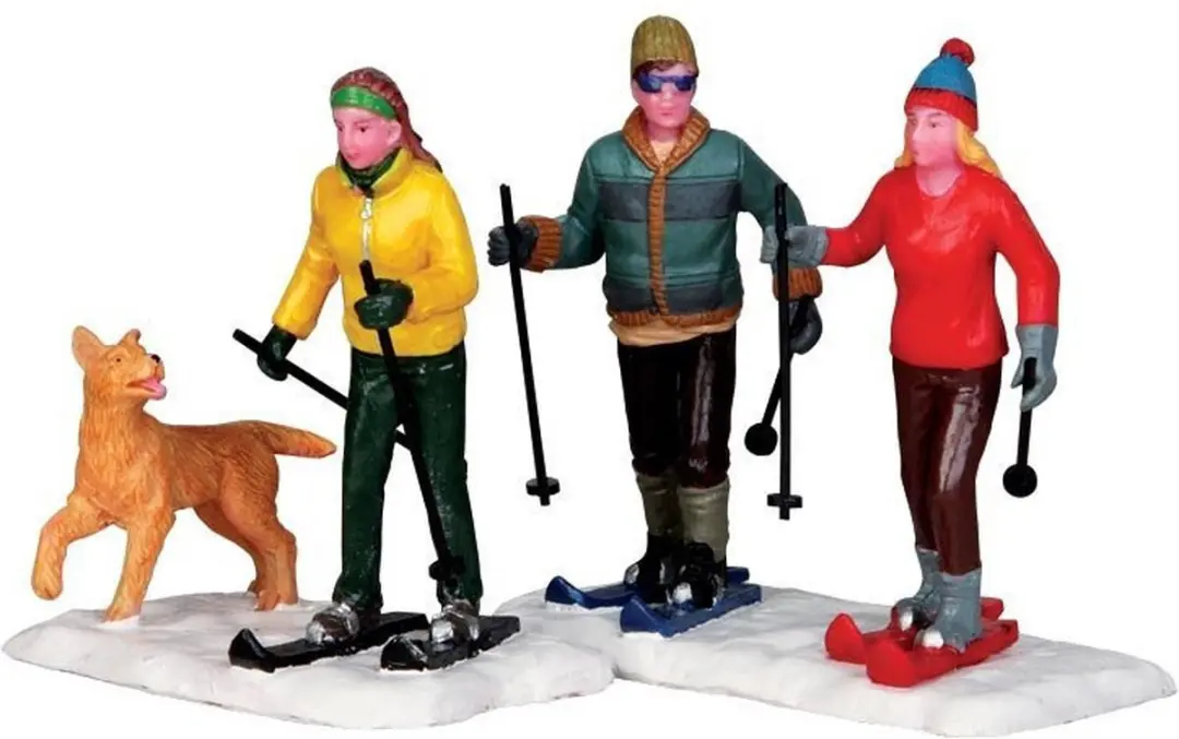 Lemax Cross-country Friends Kersthuisjes Set - 2 Stuks - Neutraal