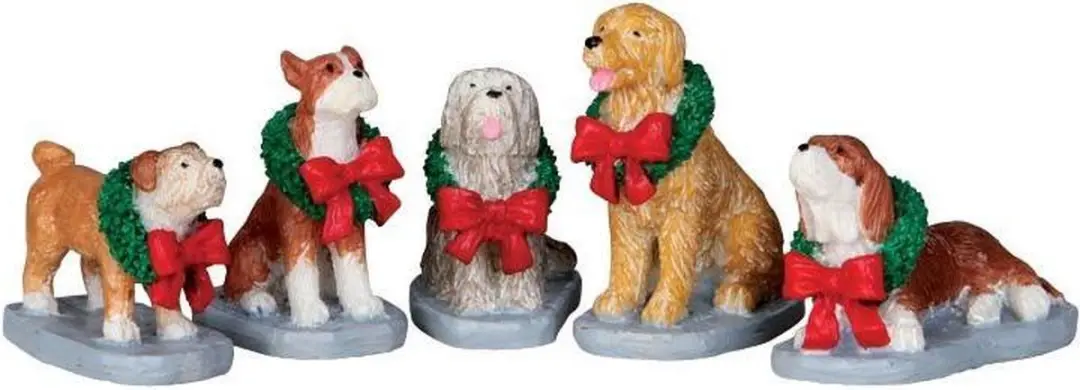Lemax Christmas Pooch Kersthuisjes Set